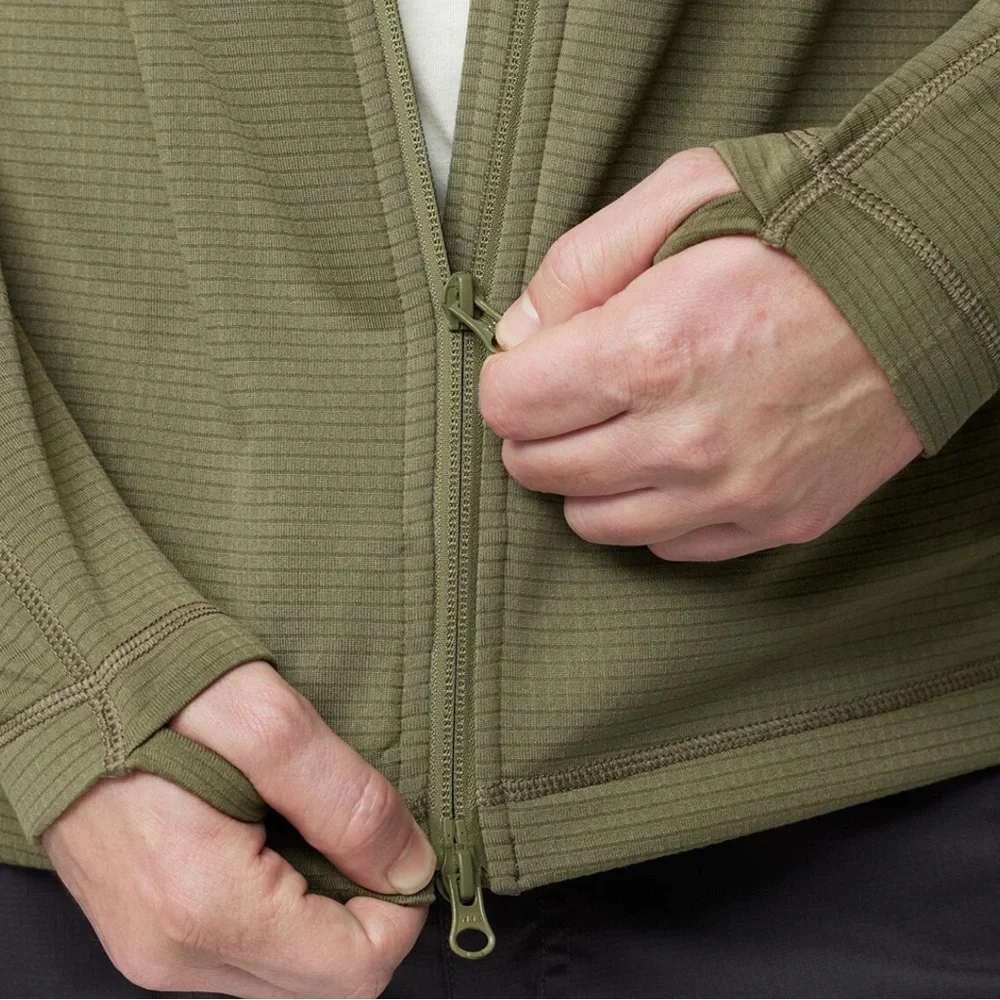 Fjallraven Men’s Abisko Lite Fleece Jacket Green - Picture 5 of 11